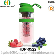 Botella de agua del infuser de la fruta nuevamente plástica 2016, botella de la infusión de la fruta de Tritan (HDP-0522)